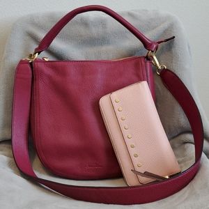 Sam Edelman Leather Convertible Bag w/ wallet